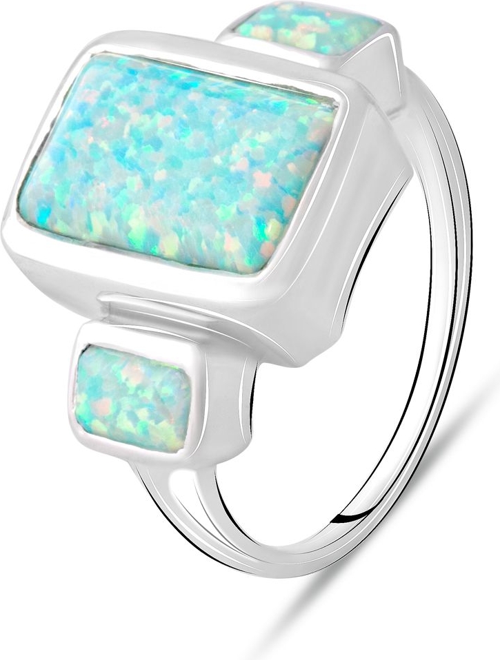 

Серебряное кольцо SilverBreeze с опалом 2.818ct 2075165 17.5 размер, 17.5 размер