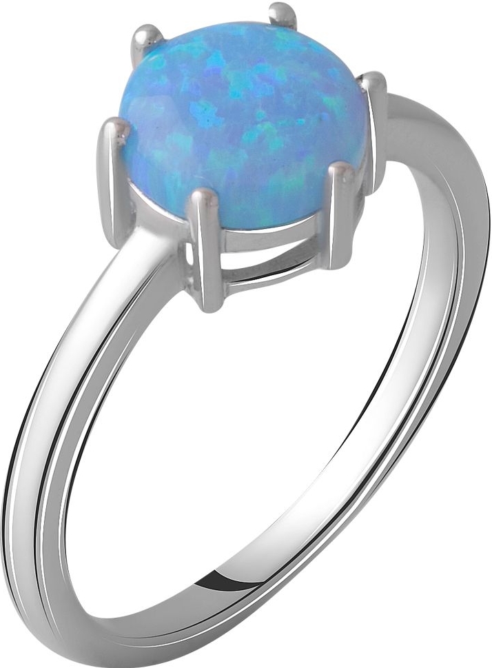 

Серебряное кольцо SilverBreeze с опалом 0.905ct 2061007 18 размер, 18 размер