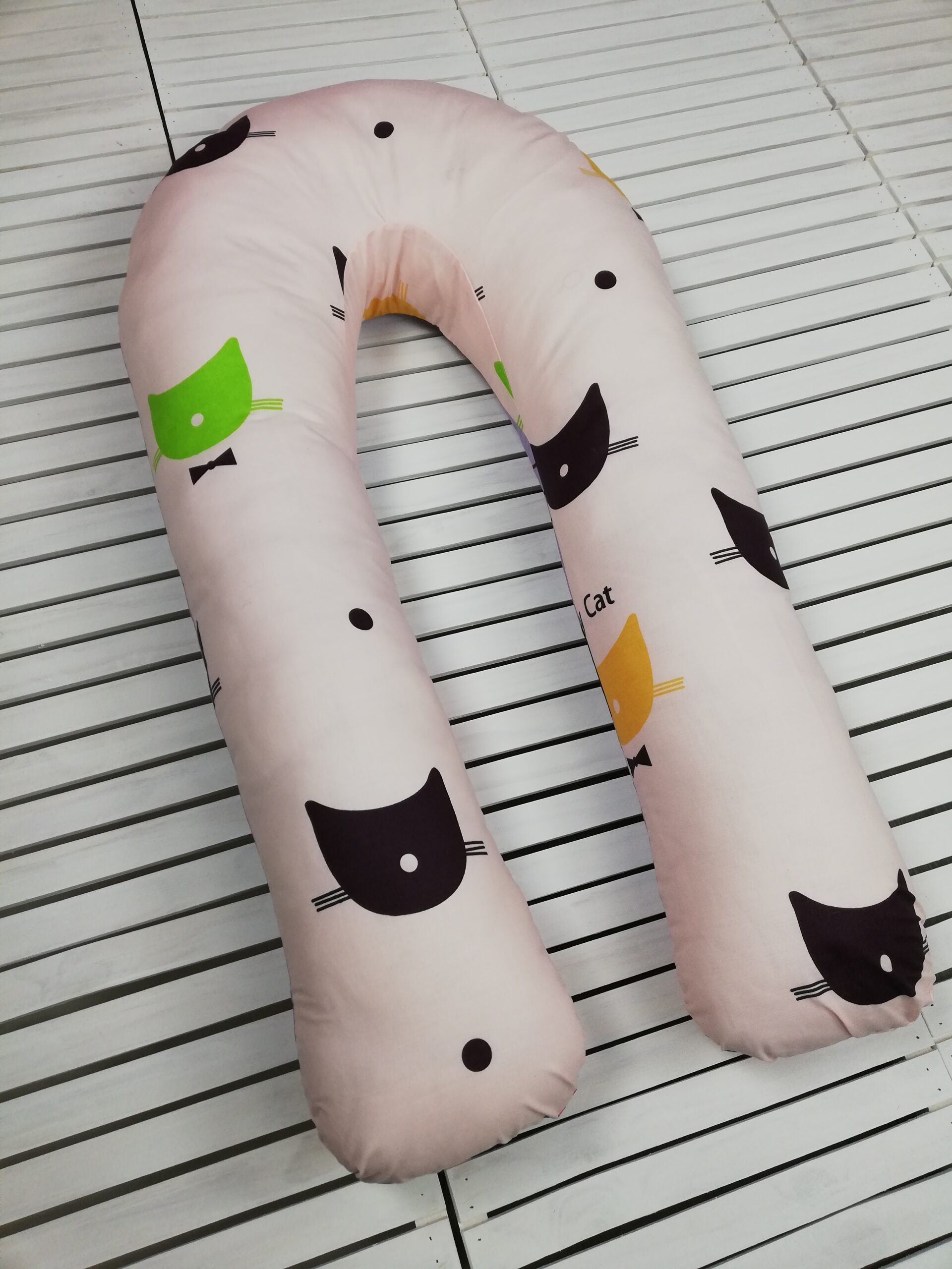 

U образная Подушка для беременных Hifriend Котики XL 120x60