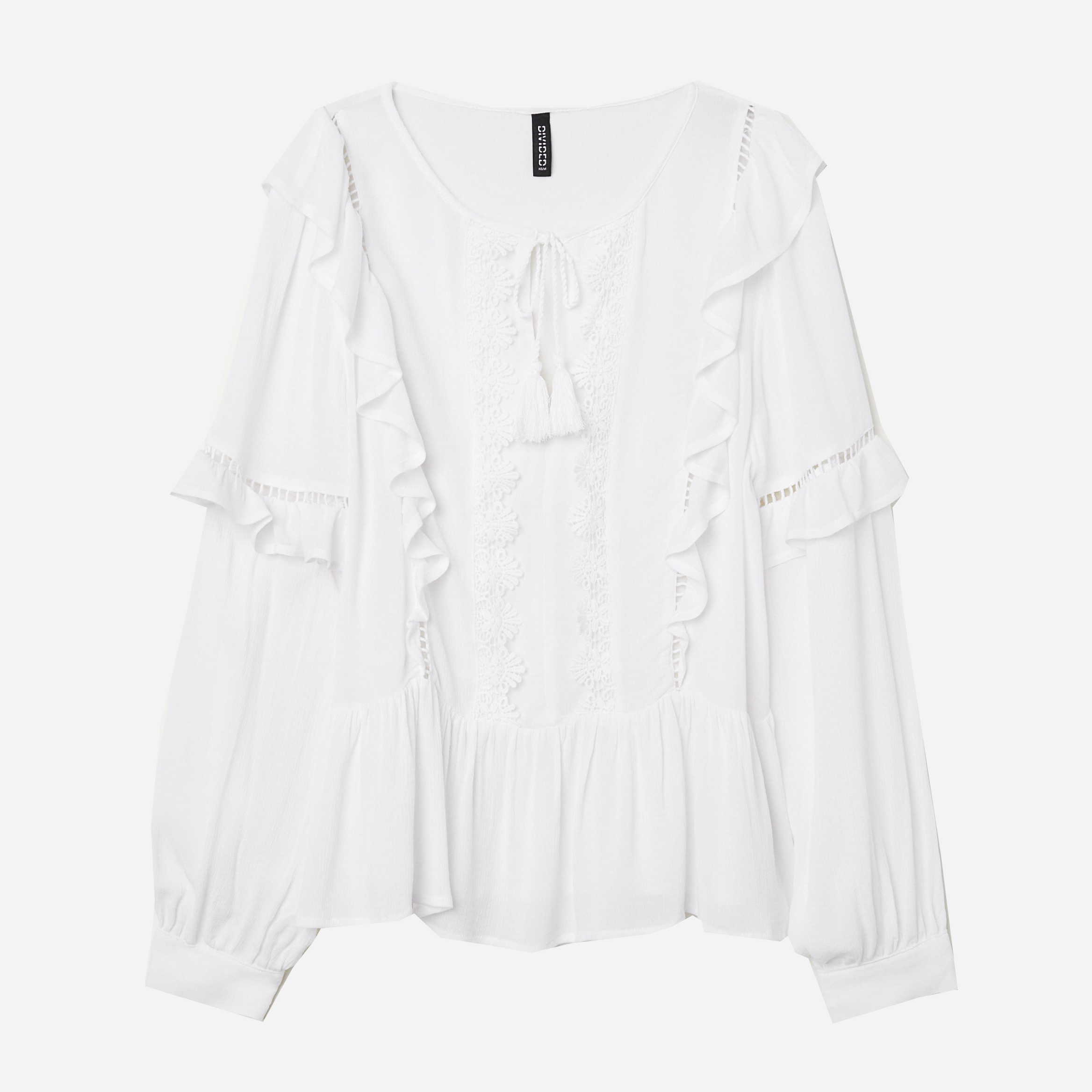 

Блузка H&M Divided XAZ109054KIBH 40 Белая