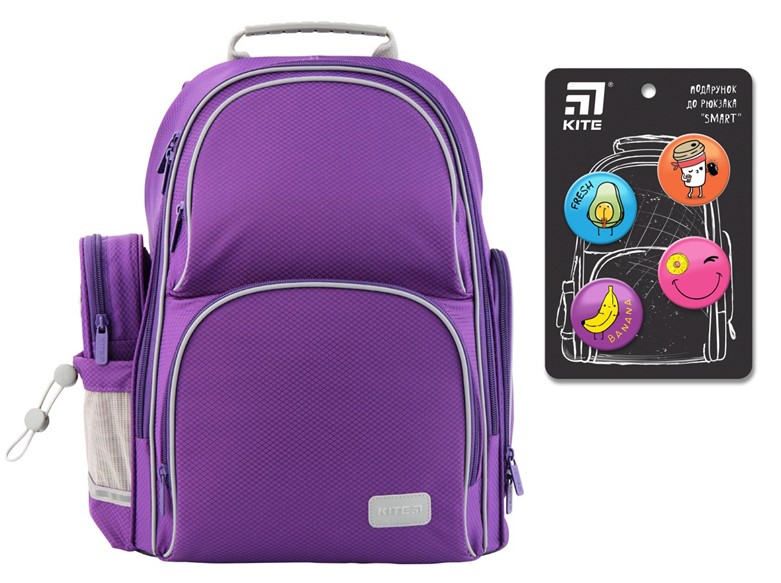 

Рюкзак школьный Kite Education K19-702M-2 Smart фиолетовый