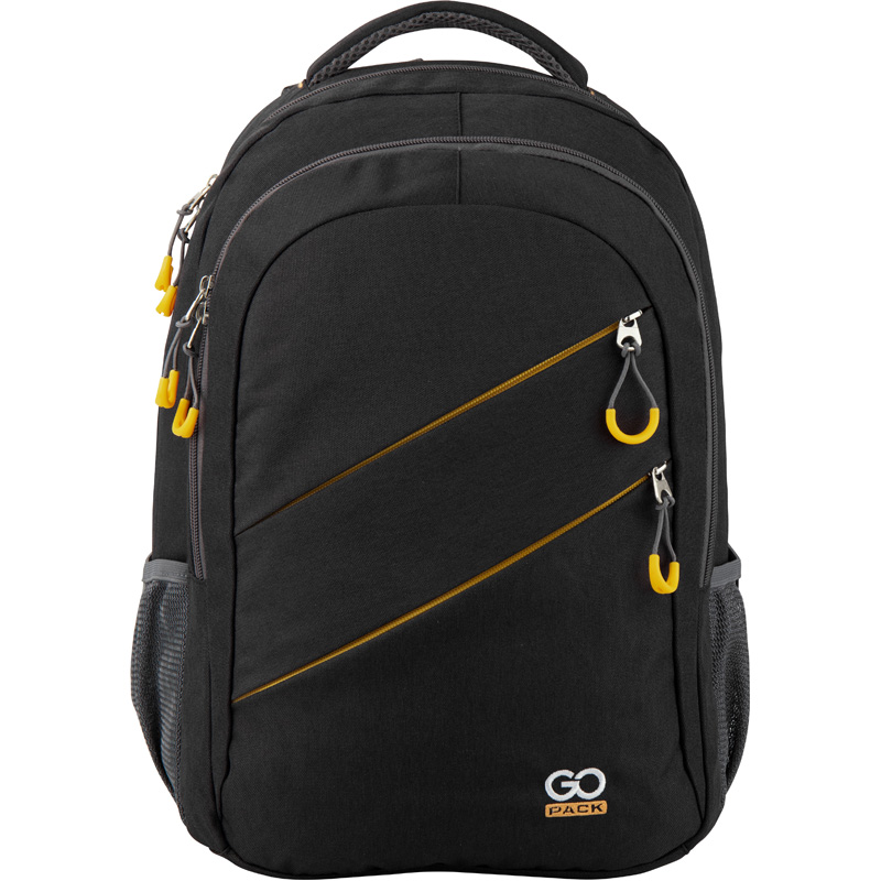 

Рюкзак мужской GoPack City Yellow черный GO20-110XL-1