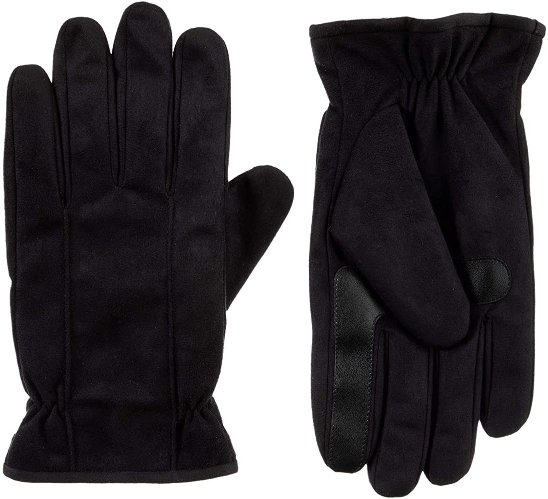 

Мужские перчатки isotoner из микрофибры с функцией нажатия по сенсору дисплея, черный, A744J4BLKLG, размер L