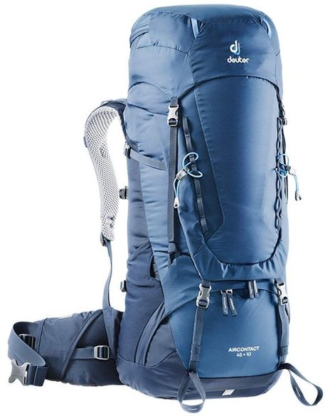 

Рюкзак Deuter, Aircontact 45 + 10 цвет 3365 midnight-navy