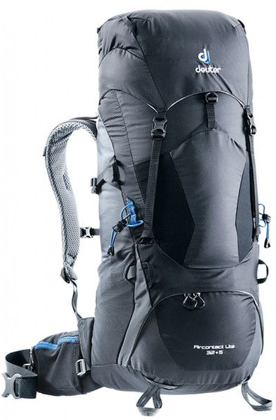 

Рюкзак Deuter, Aircontact Lite 32+5 цвет 7403 black-graphite