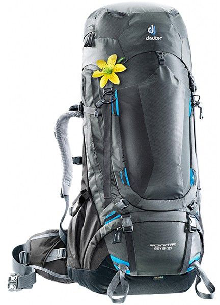 

Рюкзак Deuter, Aircontact PRO 65+15 SL цвет 4701 graphit-black
