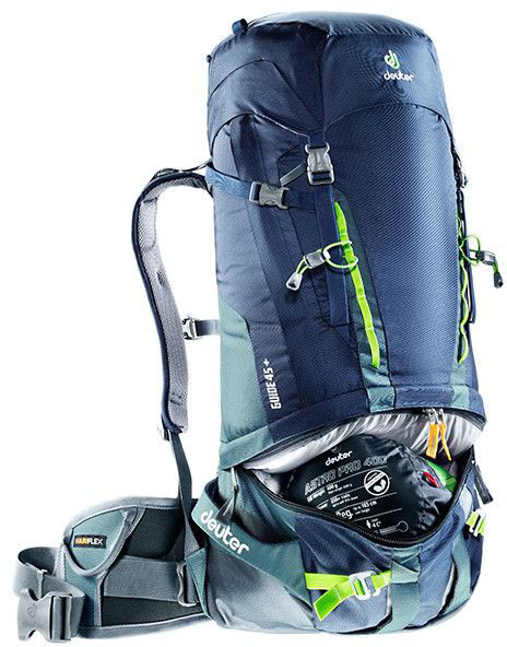 

Рюкзак Deuter, Guide 45+ цвет 3400 navy-granite