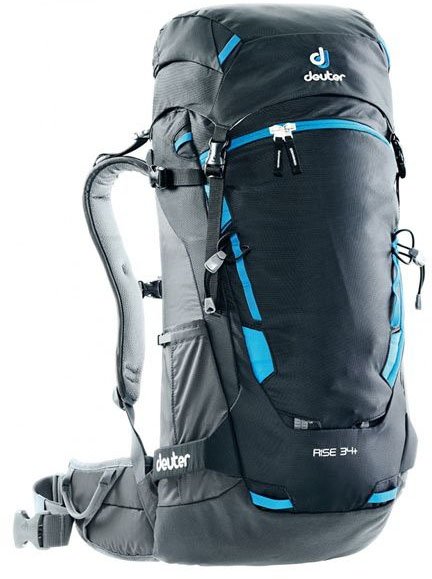 

Рюкзак Deuter, Rise 34+ цвет 7403 black-graphite