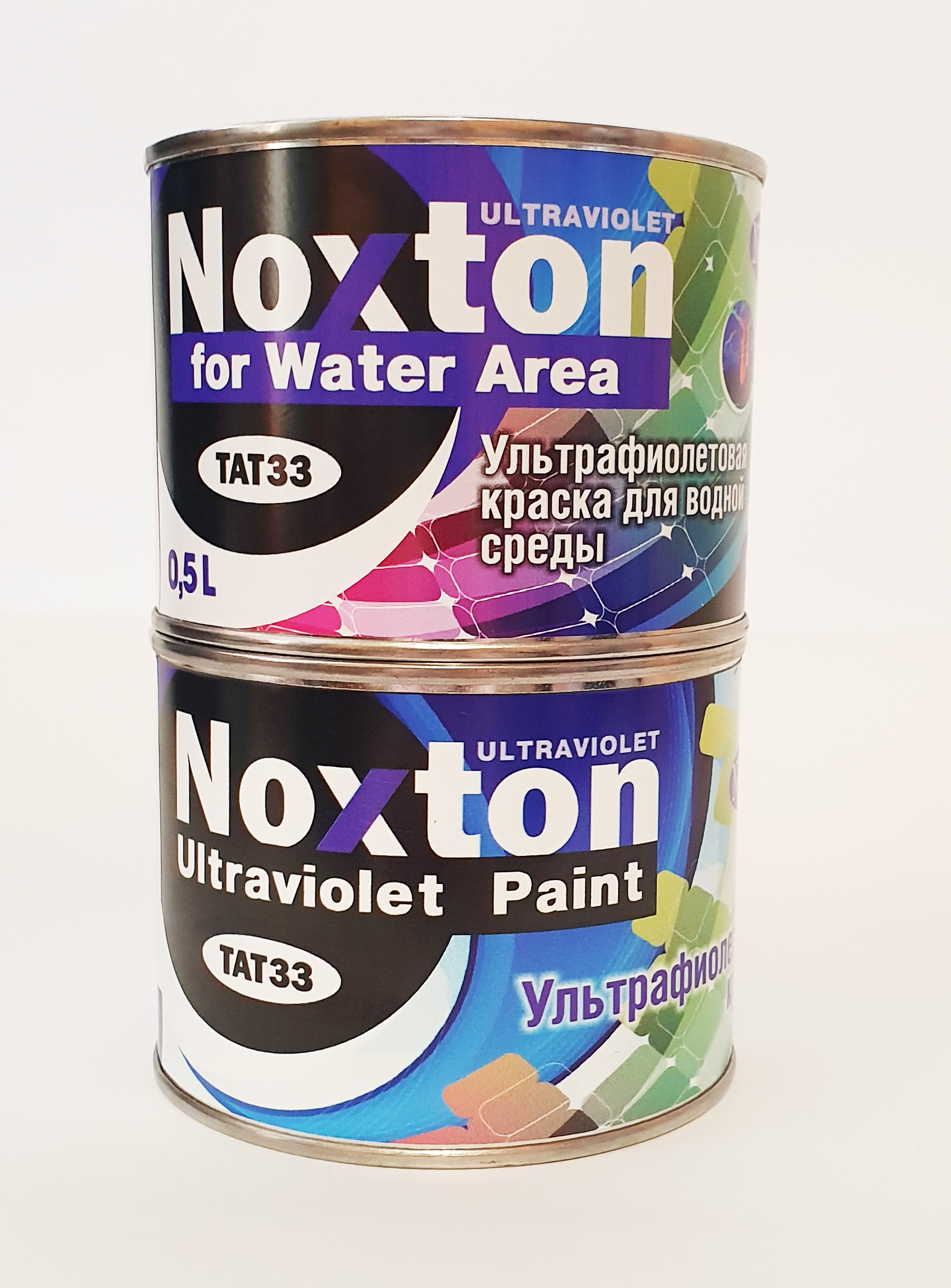 

Флуоресцентная краска NOXTON FOR WATER AREA ULTRAVIOLET (светится в УФ) для водной среды Белая 0,5 л