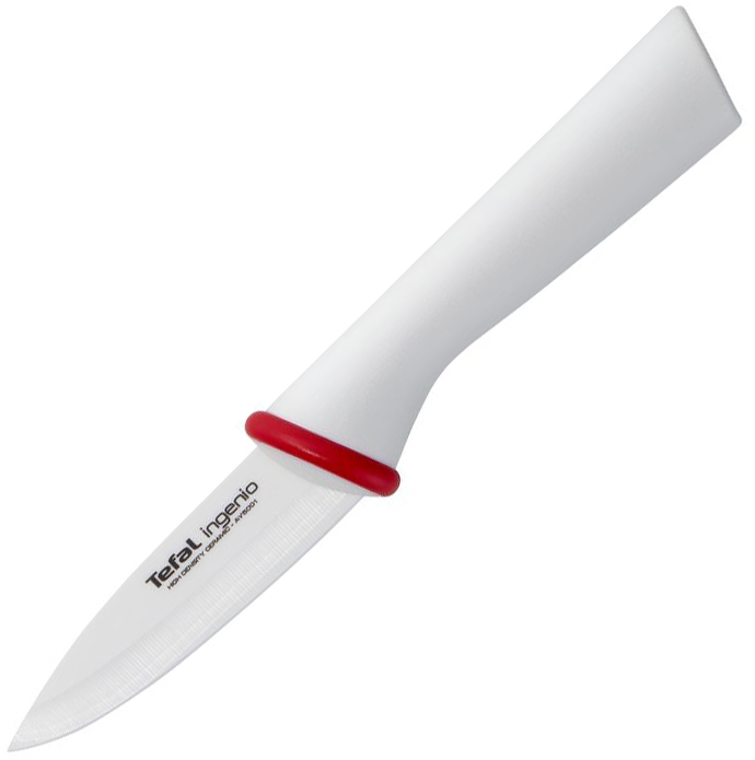 

Нож для овощей керамический Tefal Ingenio Ceramic с чехлом 80 мм White