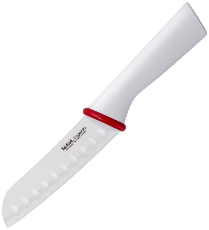 

Нож сантоку керамический Tefal Ingenio Ceramic с чехлом 130 мм White