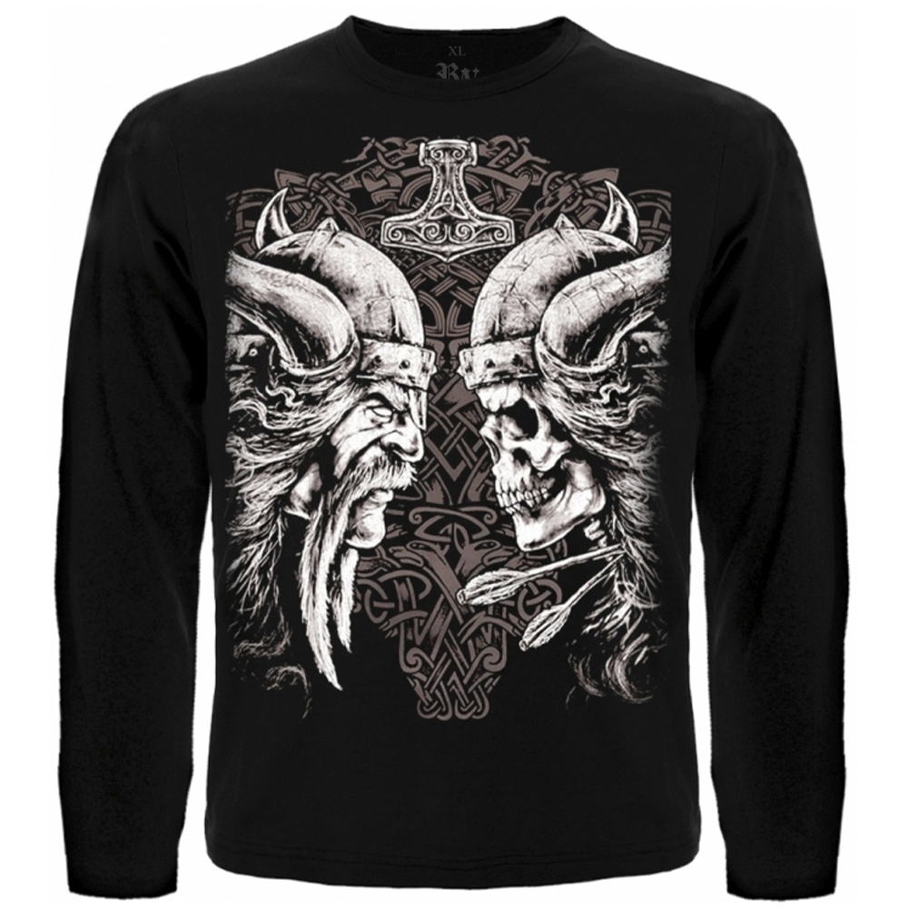 

Футболка с длинным рукавом Rockway Viking With Skull Черный , Размер, Футболка с длинным рукавом Rockway Viking With Skull Черный , Размер S