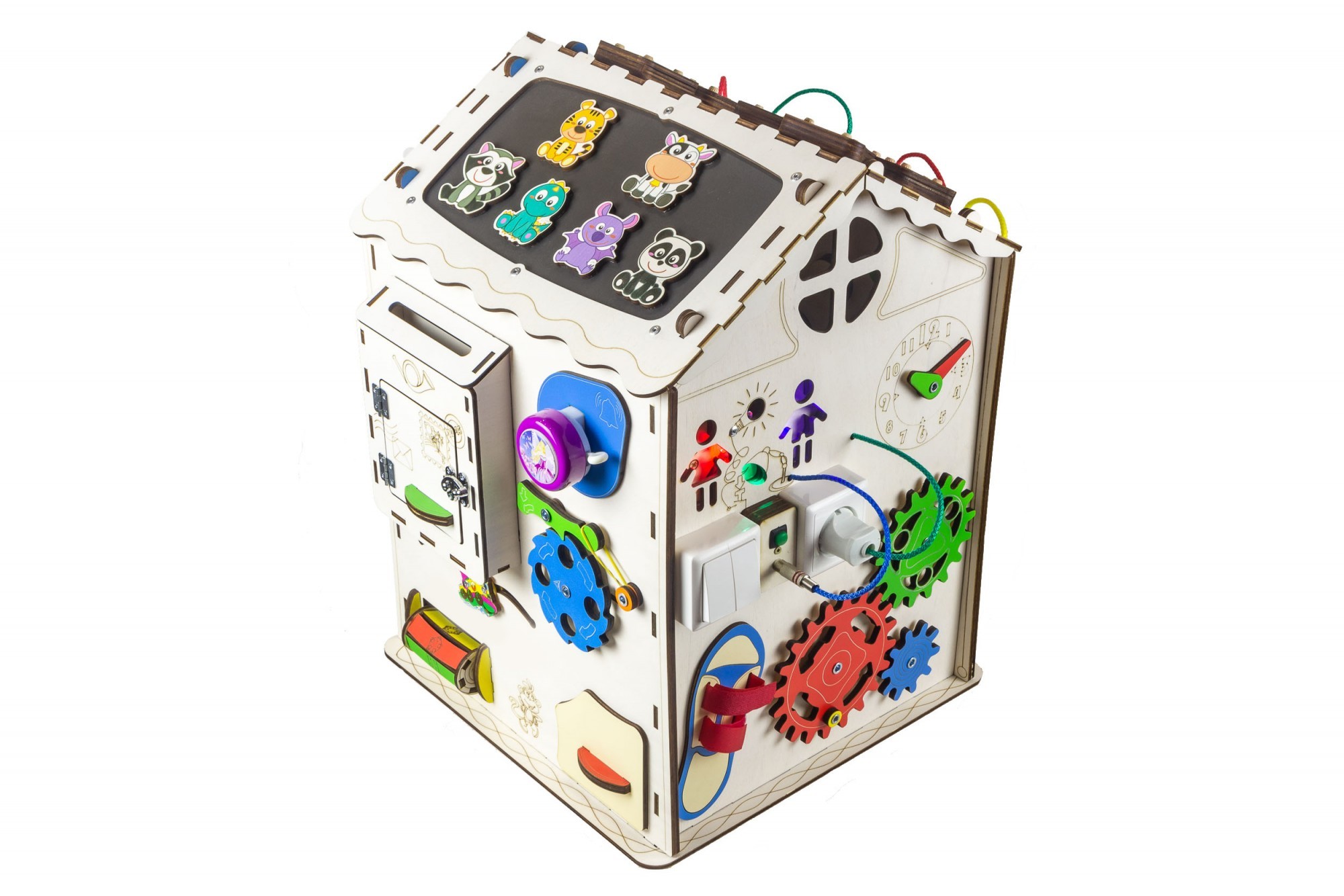 

Дом большой развивающий GoodPlay 35х35х50 с подсветкой (B 009)