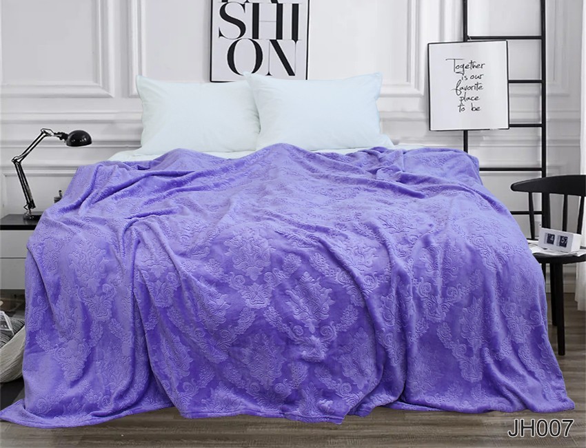 

Плед велсофт (тиснение) TAG tekstil JH007 200х220