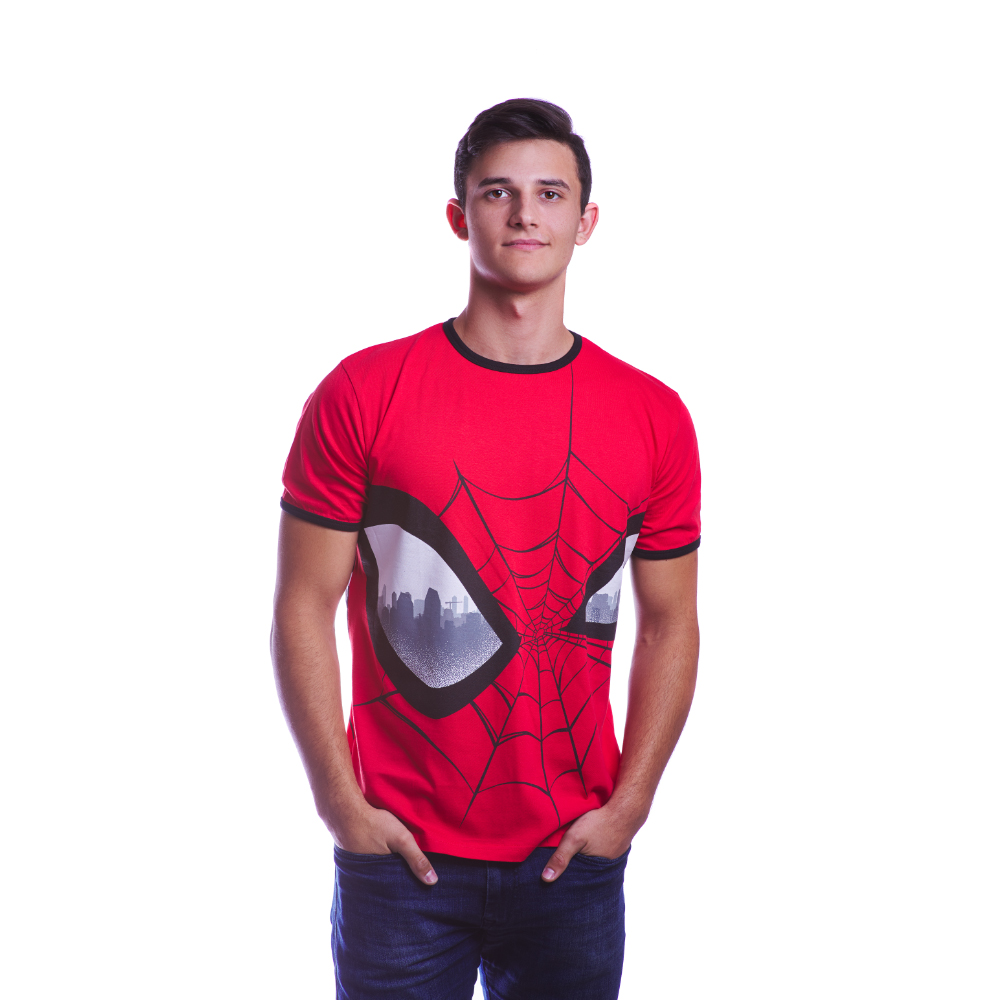 

Футболка MARVEL Spider-Man Big Eyes (Человек-паук) для мужчин красная L (5908305224617)