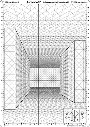 

Сетка перспектива E для зарисовок, 26*30,5см, Graph'it GI42424