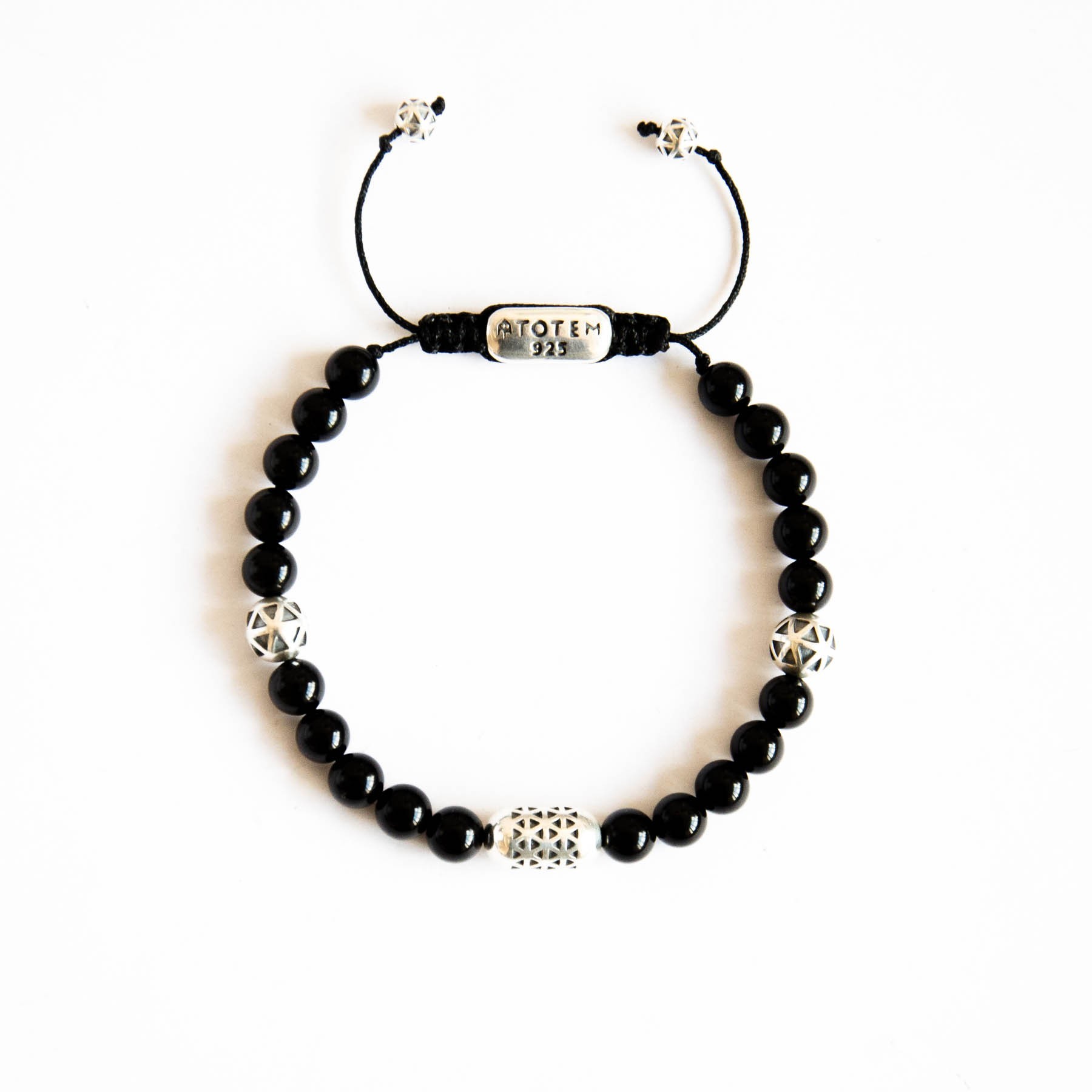 

Браслет TOTEM Adventure Jewelry Geometry с натуральным агатом и серебром 17 см (0150-1-1)