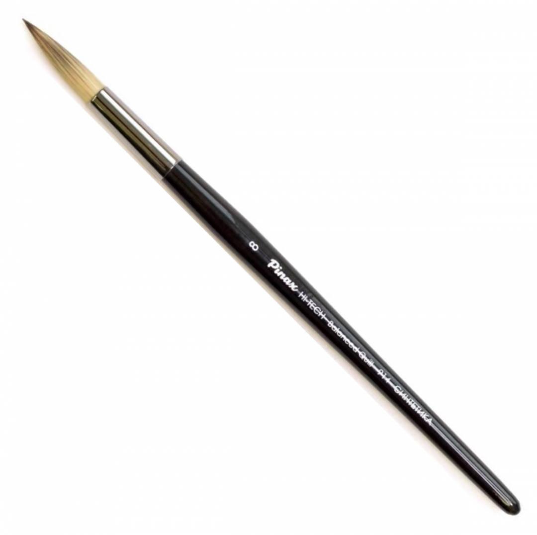 

Кисть Pinax Hi-Tech Balanced Quill Синтетика Кругла №8 сер 914