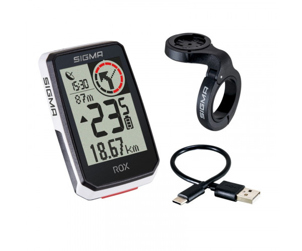 

Велокомп'ютер Sigma Sport ROX 2.0 GPS Top Mount Set White (SD01053)