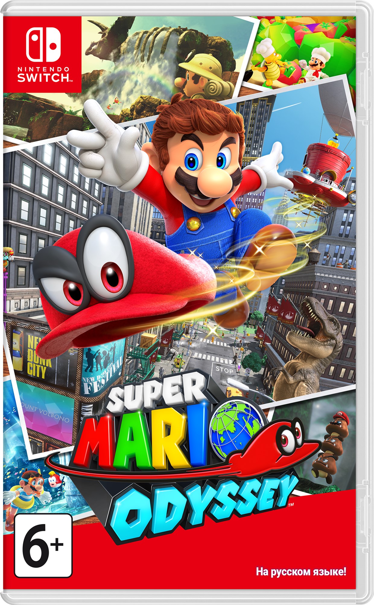 

Игра Super Mario Odyssey для Nintendo Switch (Картридж, English version) (45496424152)