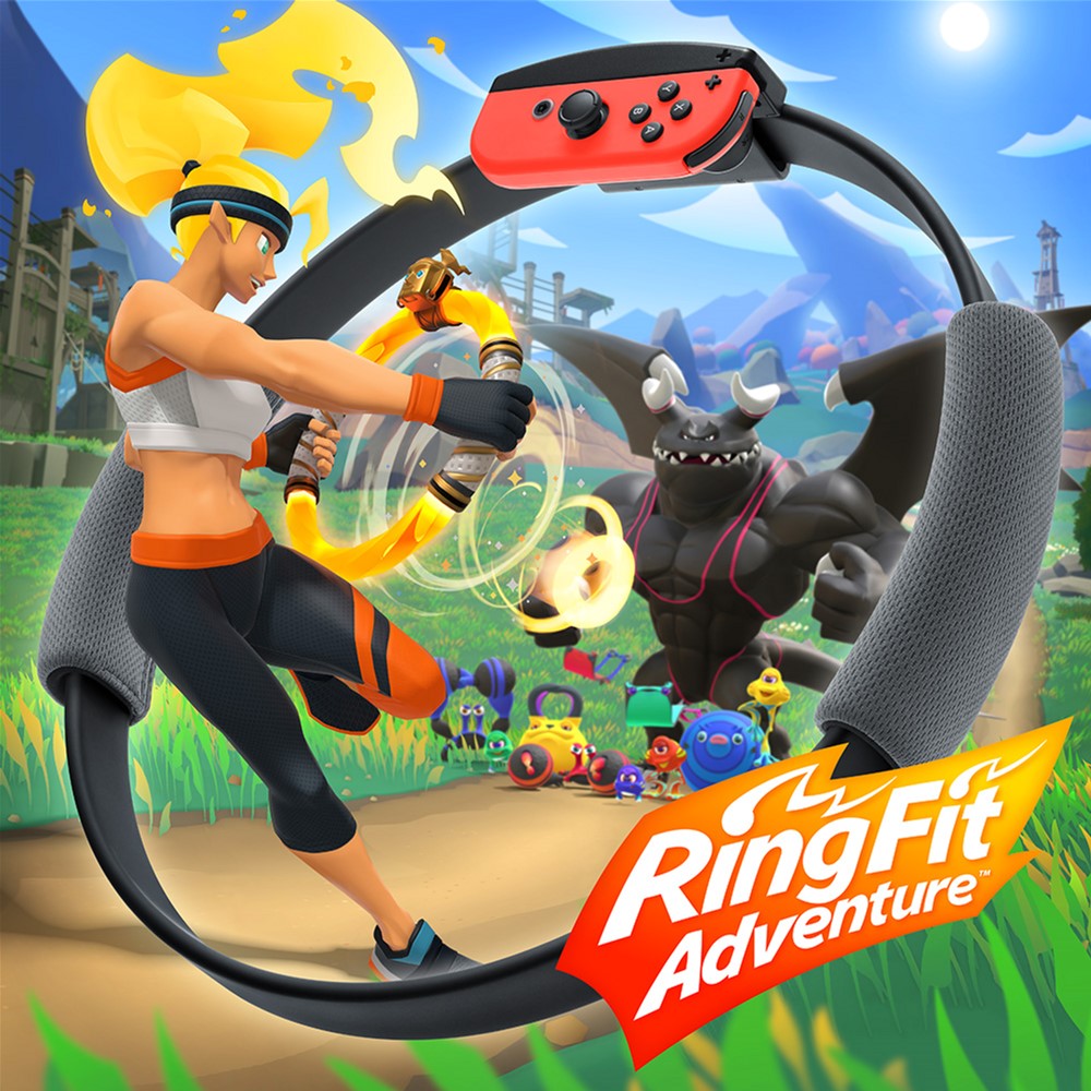 

Контроллер Ring Fit Adventure + игра + ремень для Nintendo Switch (Картридж, English version) (45496424978)