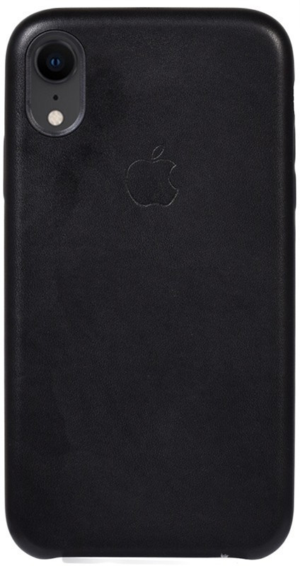 

Чехол Кожаный Leather Case Original для iPhone Xr Black (04) черный