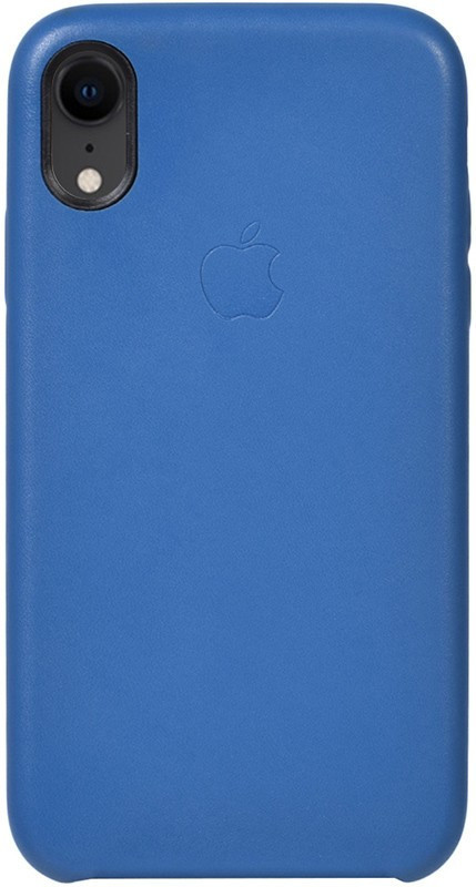 

Чехол Кожаный Leather Case Original для iPhone Xr Blue (05) голубой