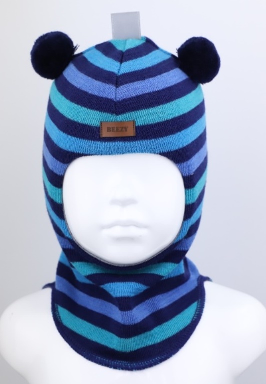 

Зимняя шапка шлем Beezy для мальчика 1402-50-21 Мишка р. 2 (50-53 см)