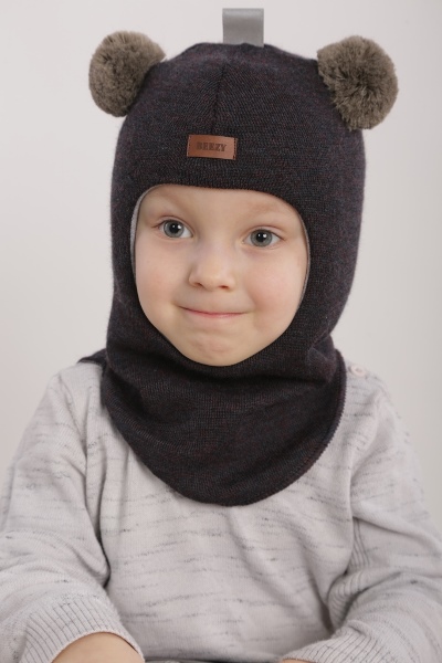 

Зимняя шапка шлем Beezy для мальчика 1402-04-21 Мишка р. 2 (50-53 см)