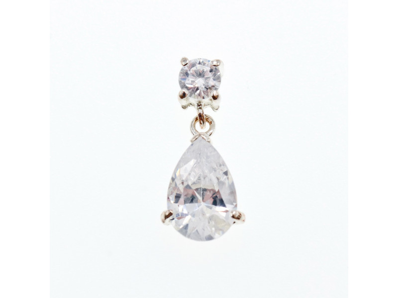 

Серебряный Кулон с Фианитами Капля Sky Jewelry 002328