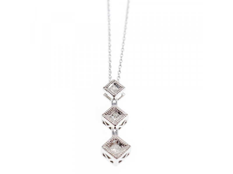 

Золотая цепочка с кулоном с бриллиантами Натуральный Sky Jewelry 002384