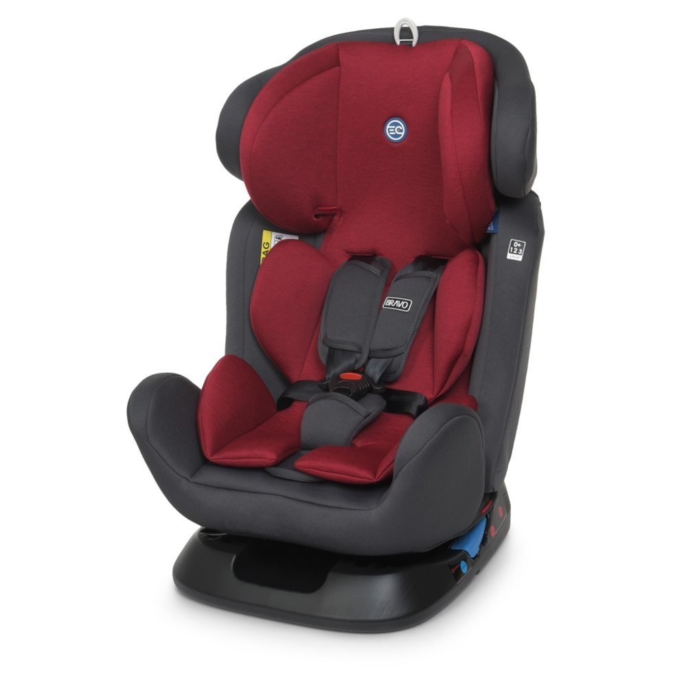 

Детское Автокресло El Camino ME 1042 BRAVO ROYAL RED регулируемая спинка для детей от рождения до 12 лет с весом от 0 до 36 кг