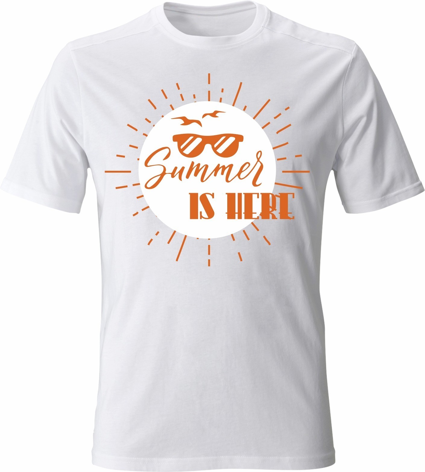 

Футболка Vivay Summer is here  Белая (6335, Футболка Vivay Summer is here L Белая (6335)