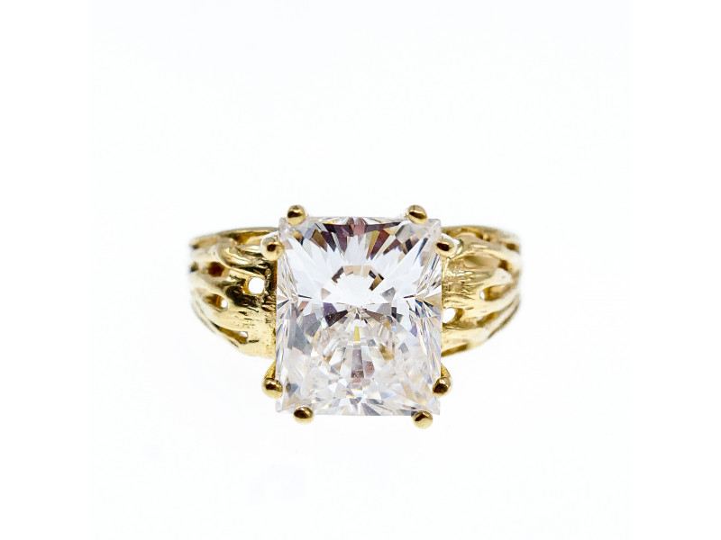 

Золотое кольцо с Фианитом 10К (417 проба) Натуральный Sky Jewelry 001708
