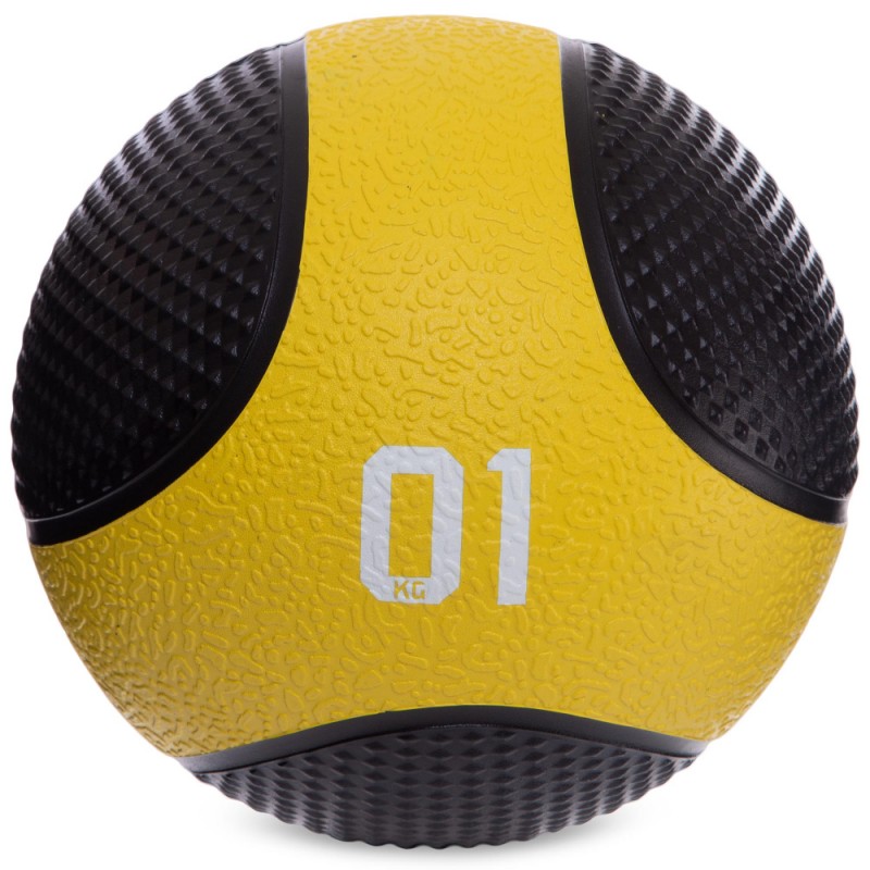 

Мяч медицинский медбол FitGo Medicine Ball 1 кг, код: FI-2824-1-S52