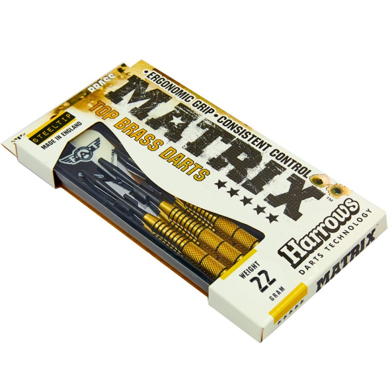 

Дротики для игры в дартс PlayGame Pro Brass Matrix цилиндрические, код: B106-22-S52