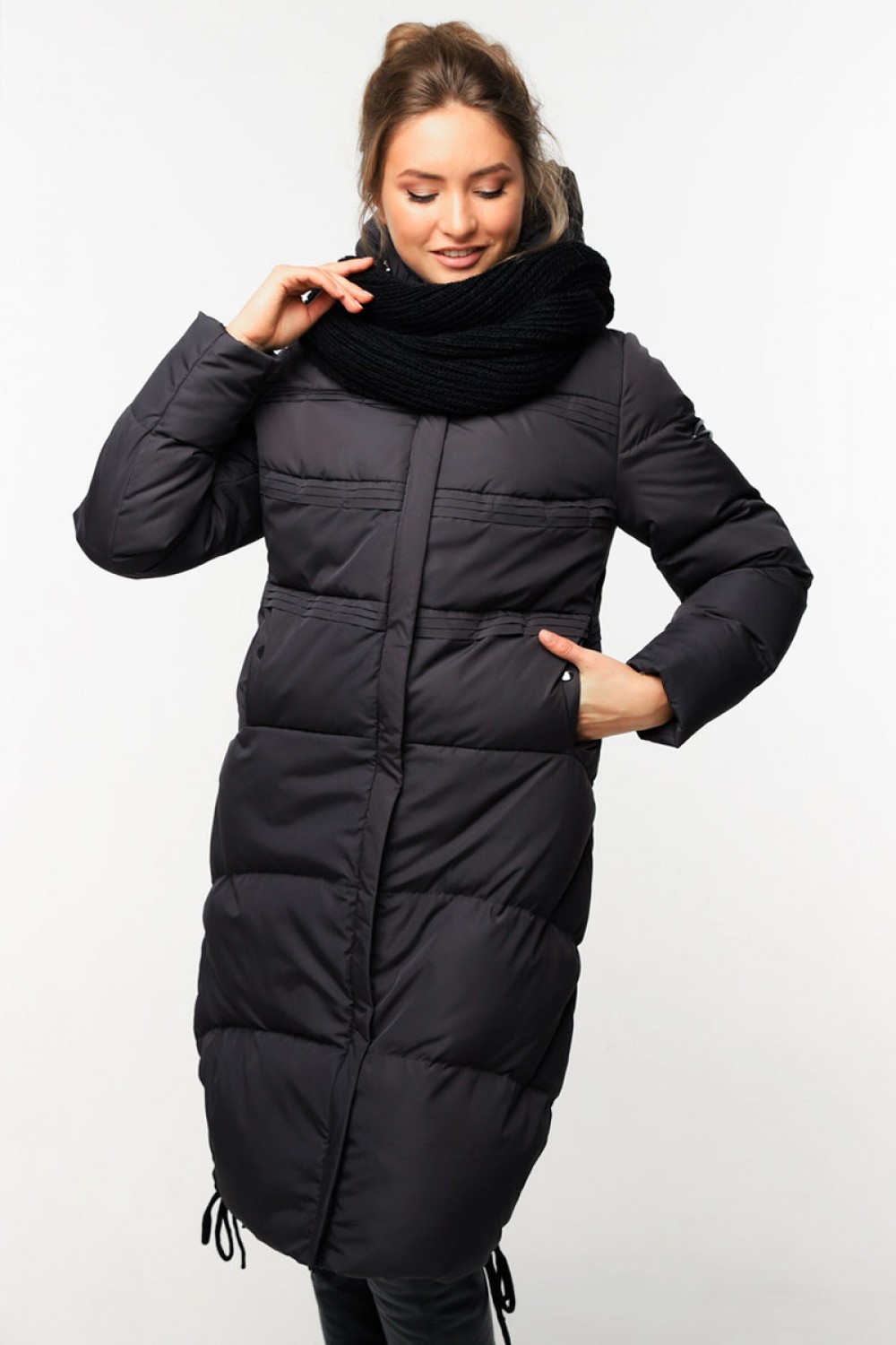 

Теплый женский пуховик Невада Нью вери размер  черный, Теплый женский пуховик Невада Нью вери размер 50 черный