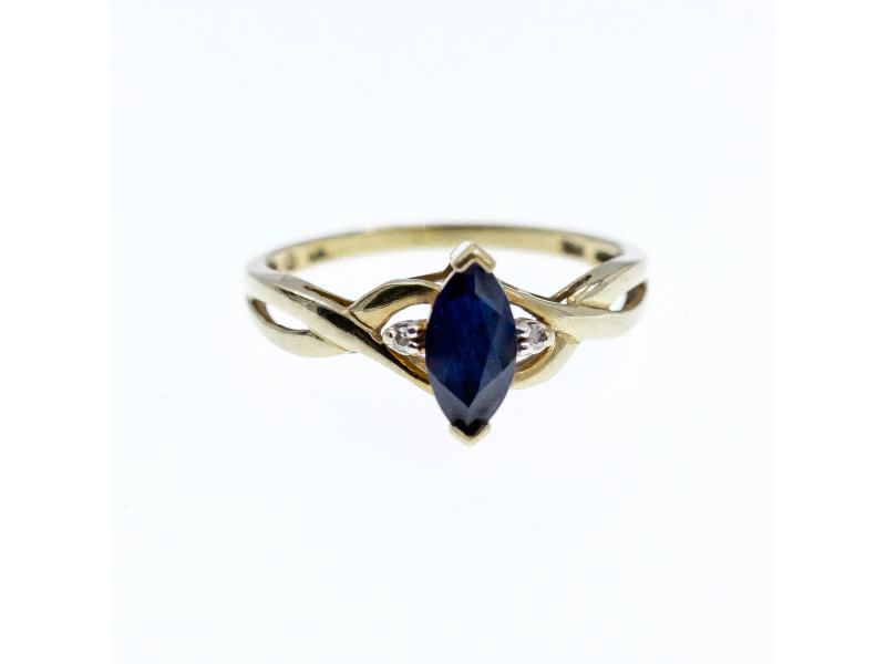 

Золотое кольцо со шпинелью и бриллиантами Классика Натуральный Sky Jewelry 002790