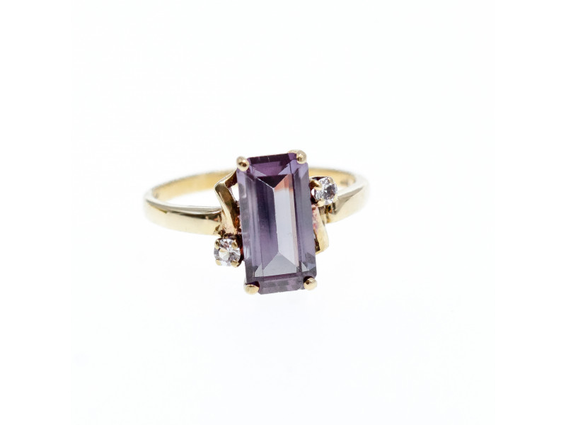 

Золотое кольцо с Александритом и Бриллиантами Уникальность Натуральный Sky Jewelry 002417