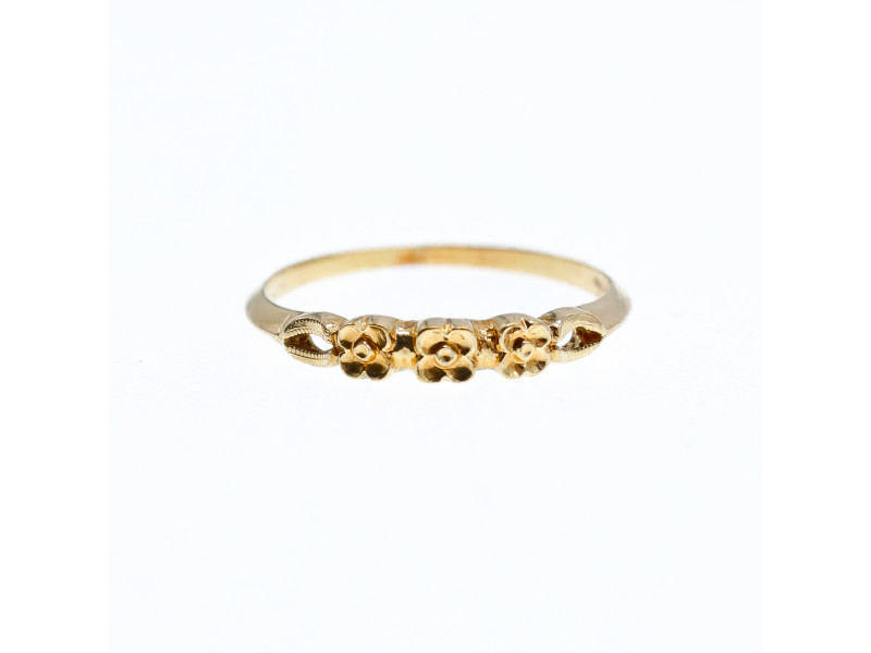 

Золотое кольцо Цветы Sky Jewelry 002737