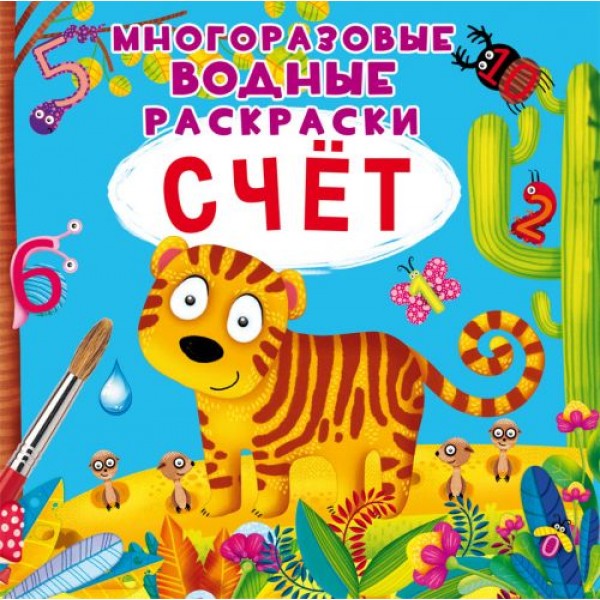 

Многоразовые водные раскраски "Счёт" (рус) F00021959