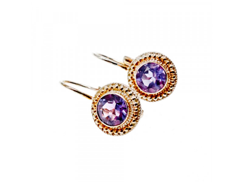 

Серьги из серебра с аметистом Мечта Натуральный Sky Jewelry 002557