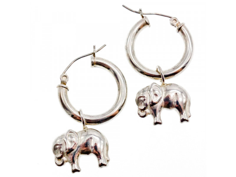 

Серебряные серьги Слоник Sky Jewelry 002236