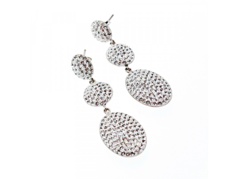 

Серебряные серьги 925 проба с фианитами Совершенство Sky Jewelry 002234