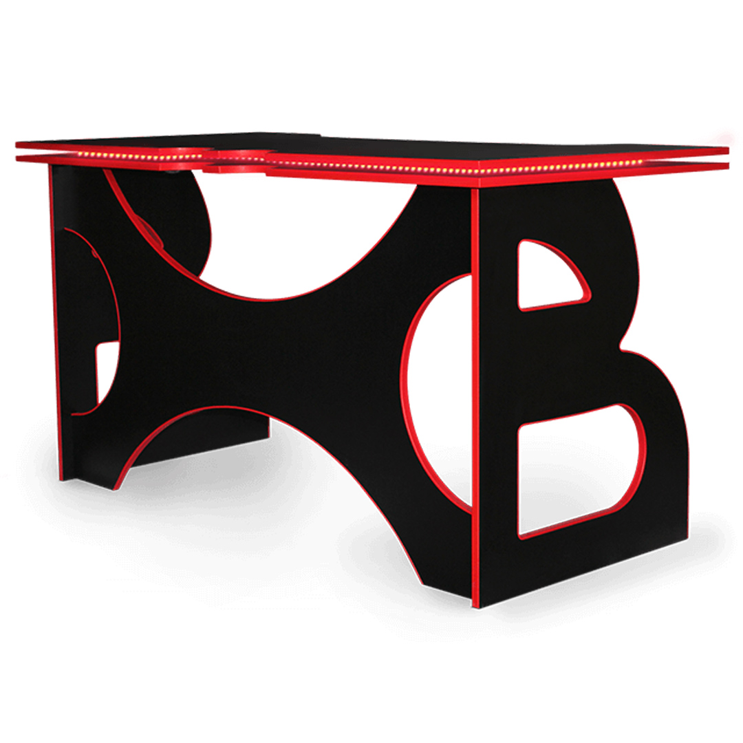 

Комп'ютерний стіл Barsky Homework Game Red HG-05 LED 1400*700