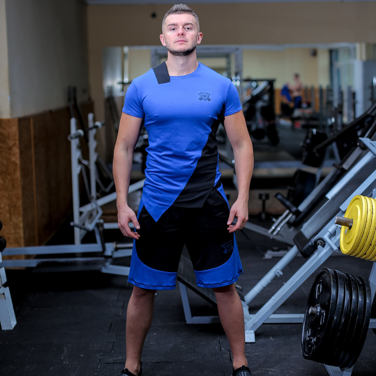 

Мужская спортивная футболка fitU Grade b-blue, Мужская спортивная футболка fitU Grade b-blue XL