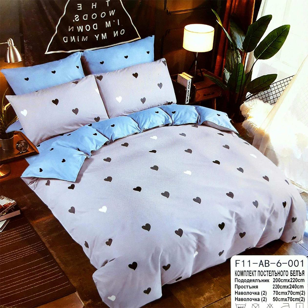 

Комплект постельного белья Евро SDN сатин 200 х 240 см (F11-AB-6-001)