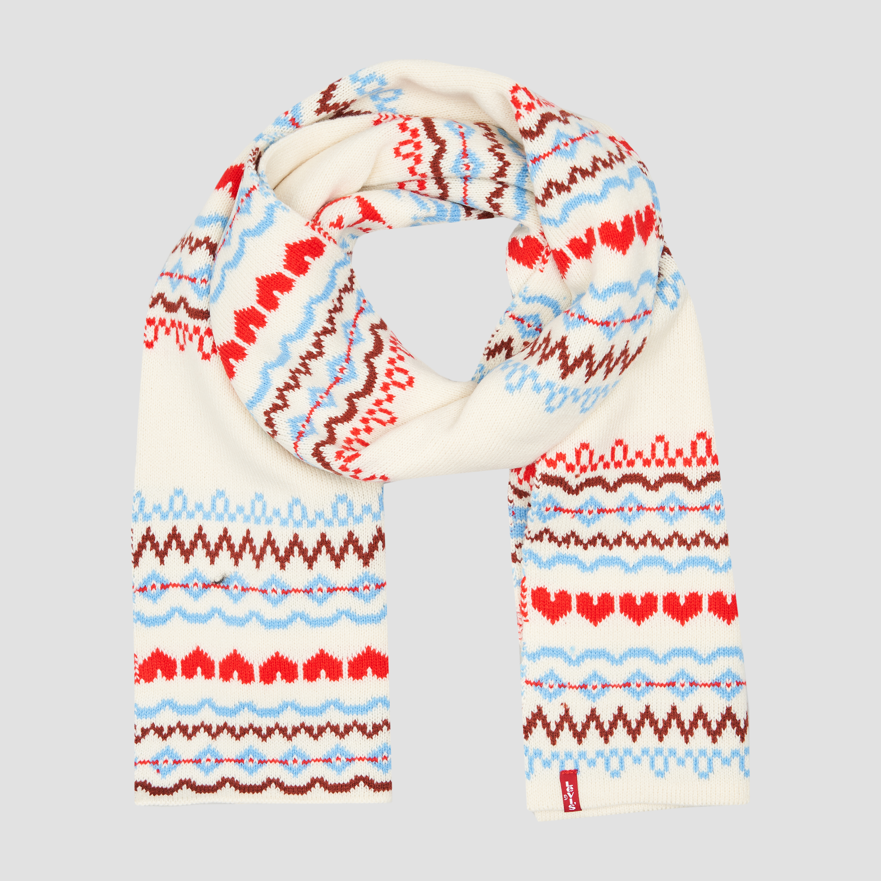 

Шарф Levi's Women's Graphic Scarf 233770-11-72 Light Yellow