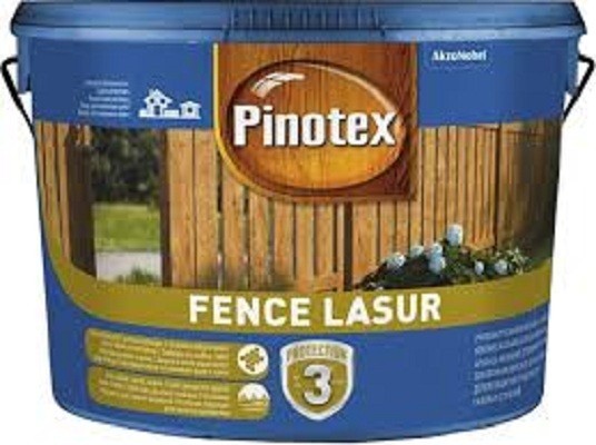 

Декоративно-защитная пропитка для садовых строений PINOTEX FENCE LASUR красное дерево 10 л.