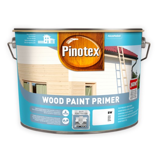 

Грунтовочная краска PINOTEX WOOD PAINT PRIMER белая 2.5 л.